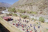 Peru, Ollantaytambo, km 82 the start of Inca Trail